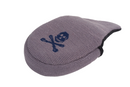 Jolly Roger Satin Grey Needlepoint Mallet Putter Headcover