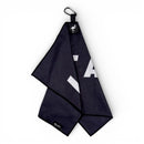 Novelty Black Golf Towel | Premium Double-Sided Microfiber | Heavy-Duty Magnetic Towel with Carabiner Clip | 24 x 16 in