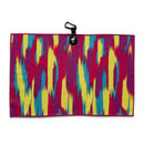 Electric Mirage Golf Towel | 24” x 16” Microfiber Towel | Magnetic Clip & Carabiner | Premium Golf Accessory