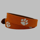 Clemson University Tigers Hand-stitched Needlepoint Belt by Charleston Belt