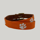 Clemson University Tigers Hand-stitched Needlepoint Belt by Charleston Belt