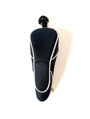 Sassy Caddy: Hybrid Headcover - Black with White Piping