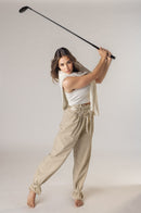 Foreplay Women’s Golf Pants - Paperbag-Waist