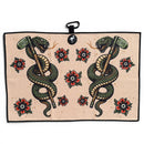 Desert Serpent Golf Towel | 24” x 16” Microfiber Towel | Magnetic Clip & Carabiner | Premium Golf Accessory
