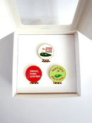 Sassy Caddy:  Ball Marker Hat Clip - Set of 3 Sayings