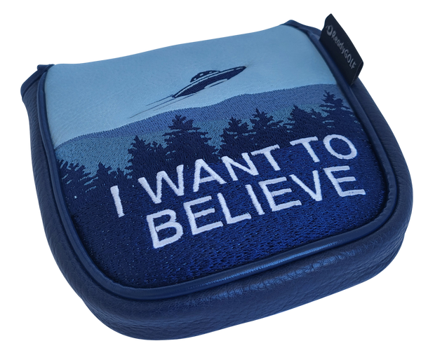 L.A.B. DF2.1 Embroidered Center Shaft Putter Cover by ReadyGOLF - I Want to Believe PRE-ORDER