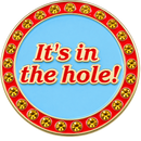 "It's in the Hole" Crystal Ball Marker & Hat Clip by ReadyGOLF