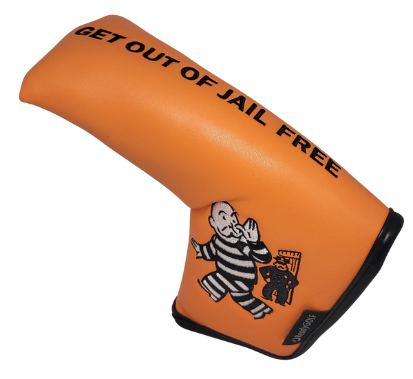 Get Out of Jail Embroidered Putter Cover - Blade by ReadyGOLF