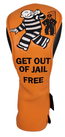Get Out of Jail Free Hybrid Headcover by ReadyGOLF