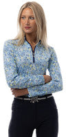 SanSoleil: Ladies UPF 50 SolCool Long Sleeve Zip Mock - 900463