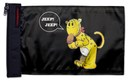 Eugene The Jeep 12"x18" Forever Wave Flag for Jeep Wrangler LJ 2003-2006
