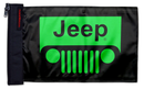Jeep Grill 12"x18" Forever Wave Flag for Jeep Wrangler LJ 2003-2006