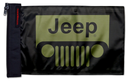 Jeep Grill 12"x18" Forever Wave Flag for Boats