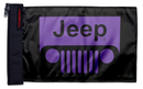 Jeep Grill 12"x18" Forever Wave Flag for Jeep Wrangler JK 2-Door 2007-2018