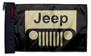 Jeep Grill 12"x18" Forever Wave Flag for Jeep Wrangler JLU 4-Door 2018-Present
