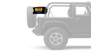 Jeep Grill 12"x18" Forever Wave Flag for Jeep Wrangler JK 2-Door 2007-2018