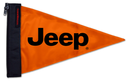Jeep Safety Orange TR12"x18" Forever Wave Flag for Jeep Wrangler LJ 2003-2006