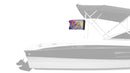 Jeep Beach 2024 12"x18" Forever Wave Flag for Boats