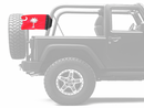 State Flag South Carolina Big Red 12"x18" Forever Wave Flag for Jeep Wrangler LJ 2003-2006