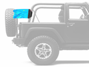 State Flag Alaska 12"x18" Forever Wave Flag for Jeep Wrangler TJ 1996-2006