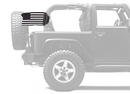 USA Subdued Thin Pink Line 12"x18" Forever Wave Flag for Jeep Wrangler LJ 2003-2006