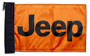 Jeep Safety Orange SQ12"x18" Forever Wave Flag for Bronco
