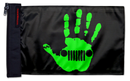 Jeep Wave 12"x18" Forever Wave Flag for Boats