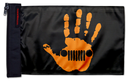 Jeep Wave 12"x18" Forever Wave Flag for Jeep Wrangler JLU 4-Door 2018-Present