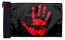 Jeep Wave 12"x18" Forever Wave Flag for Golf Carts