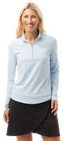 SanSoleil: Ladies UPF 50 SolTek Lux Long Sleeve Mock - 900622