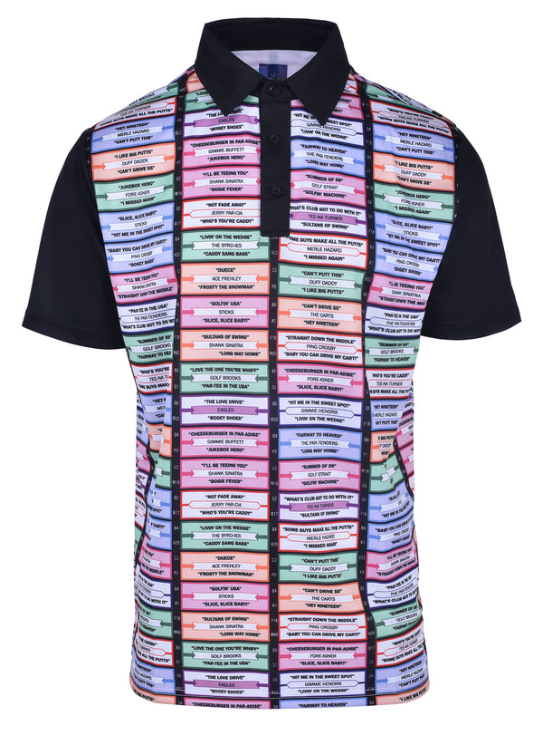 Jukebox Hero Mens Golf Polo Shirt by ReadyGOLF