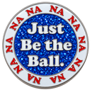 Just Be The Ball Golf Ball Marker & Hat Clip by ReadyGOLF