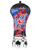 King of Spades Skull Embroidered Driver Headcover