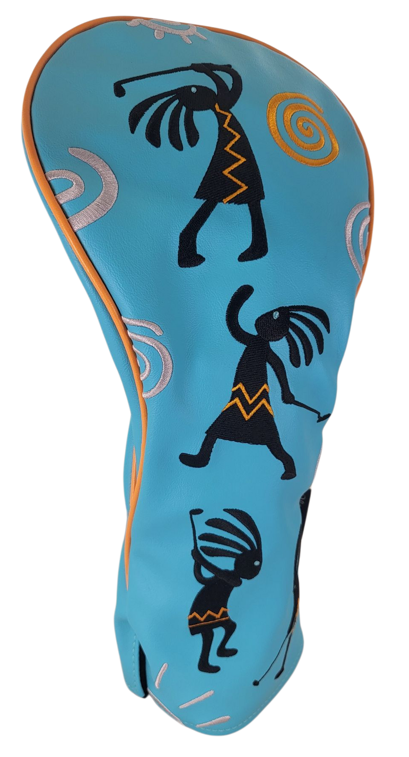 Kokopelli Golfer Embroidered Driver Headcover by ReadyGOLF