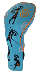 Kokopelli Golfer Embroidered Driver Headcover by ReadyGOLF