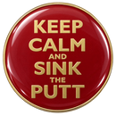 Keep Calm and Sink The Putt Ball Marker & Hat Clip by ReadyGOLF