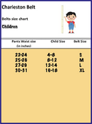 Golden Dog Hand-stitched Needlepoint Belt - Kids by Charleston Belt