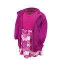 Leslie - Infant Girls Full Zip Plush Jacket