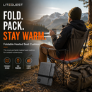 LITEGUEST Foldable Heated Seat Cushion | USB Heated Seat Pad