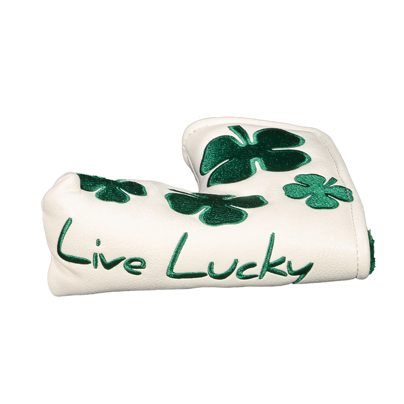 Black Clover Live Lucky Blade Putter Cover - Live Lucky Evergreen