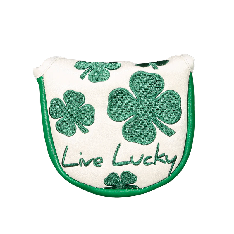 Black Clover Live Lucky Mallet Putter Cover - Live Lucky Evergreen