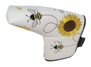 Let It Bee Embroidered Blade Putter Cover by ReadyGOLF