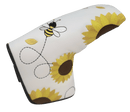 Let It Bee Embroidered Blade Putter Cover by ReadyGOLF