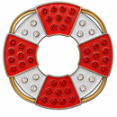 Lifesaver Crystal Ball Marker & Hat Clip by ReadyGOLF