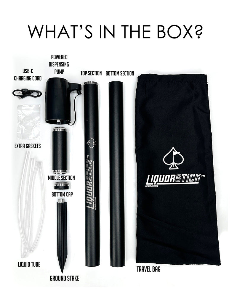 LiquorStick® 3.0 - Black by Pins and Aces