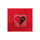 Love-Inspired H-Stitch Beanie – Scarlet Red | Limited Edition