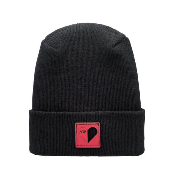 Love-Inspired H-Stitch Beanie – Black | Limited Edition