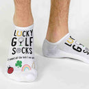 🏌️‍♂️ Lucky Golf Socks – Funny No-Show Socks for Golfers ⛳🍀