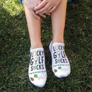 🏌️‍♂️ Lucky Golf Socks – Funny No-Show Socks for Golfers ⛳🍀
