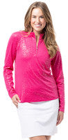 SanSoleil: Ladies SolShine Long Sleeve Mock - 900320